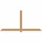 Ekena Millwork Eugene Smooth Timber Gable Bracket, Western Red Cedar, 108"W x 54"H x 3 1/2"D x 5 1/2"F, 12/12 Pitch GBW108X54X0406EUG00SWR - alternate 1